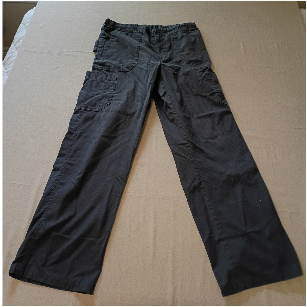 Carhartt Ripstop Cargo Scrub Pants Mens Tall M Gray Utility Workwear C54108T